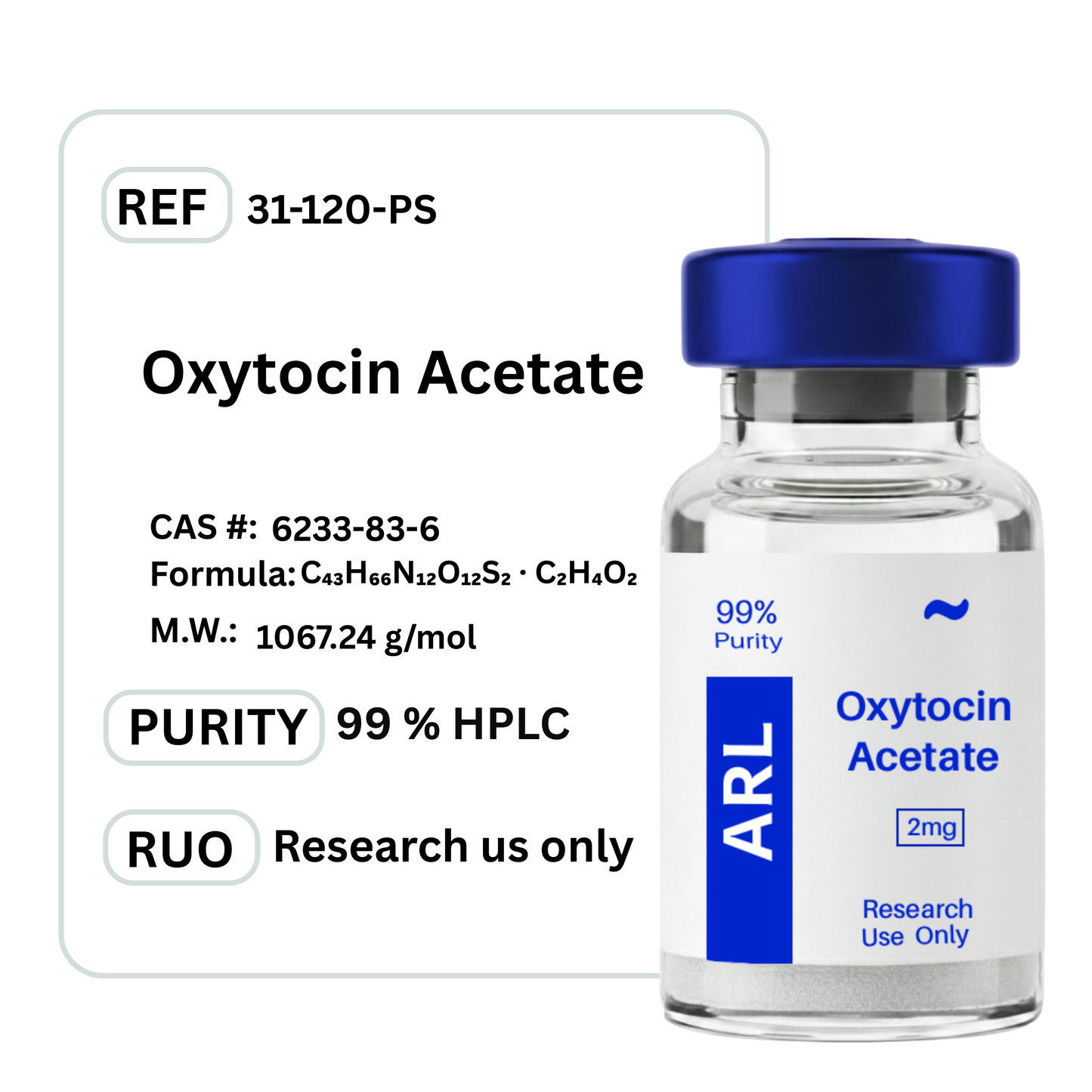 Oxytocin Acetate - Premium Research Peptide